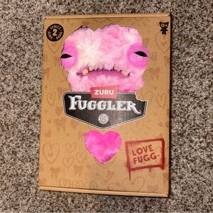 2026 Plush Fuggler Love Fugg Series 2 Wide Eyed Weirdo Pink Heart by Zuru
